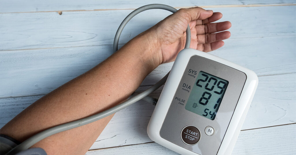high blood pressure